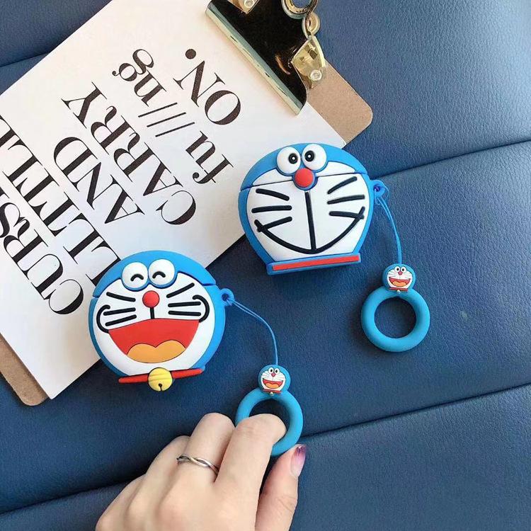 Doraemon For Airpods Pro 2 Case,3D Cartoon Anime Silicone Protective Earphone Cover For Airpods 4 3 2 1 Case Cover Funda Kids