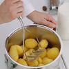 Salad Potato Crusher Diy Egg Vegetable Baking Stainless Steel Masher Kitchen
