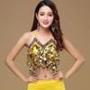 Nightclub Tassel Sequin Show Costumes Halter Bra Performance Top Belly Dance Bra