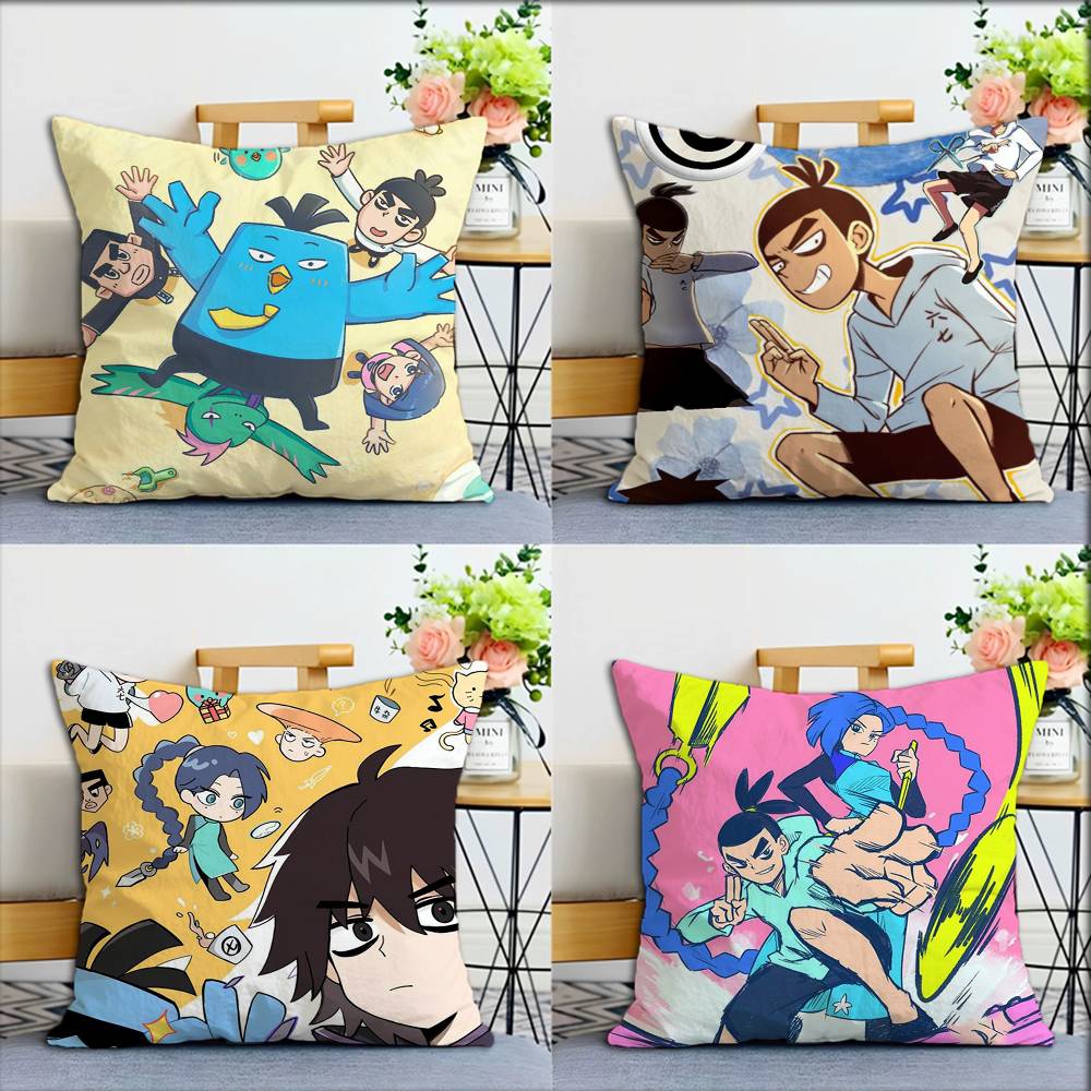 Scissor Seven World Various Sizes Square Pillow Case For Car Home Bedchamber Decor