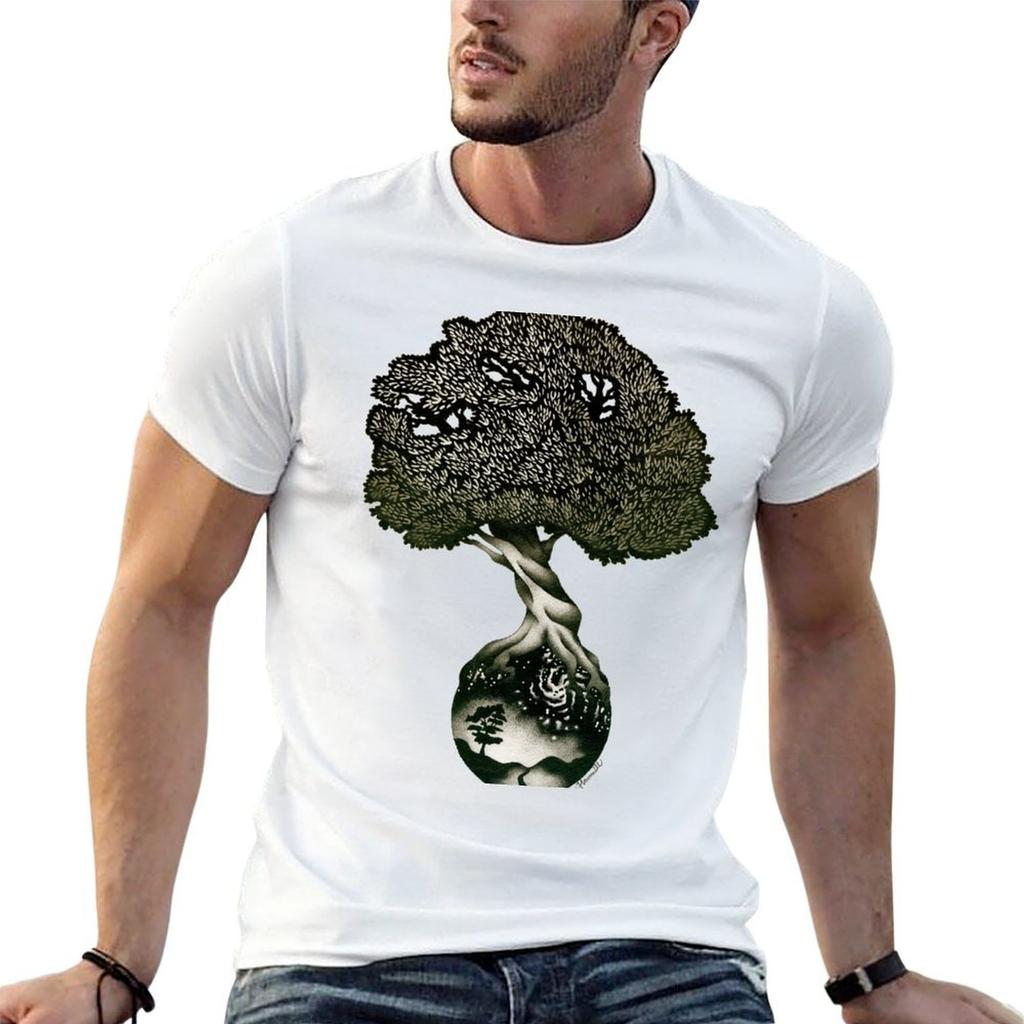 Nature Preserves all of Life T-Shirt Minimal Art Print T-Shirt