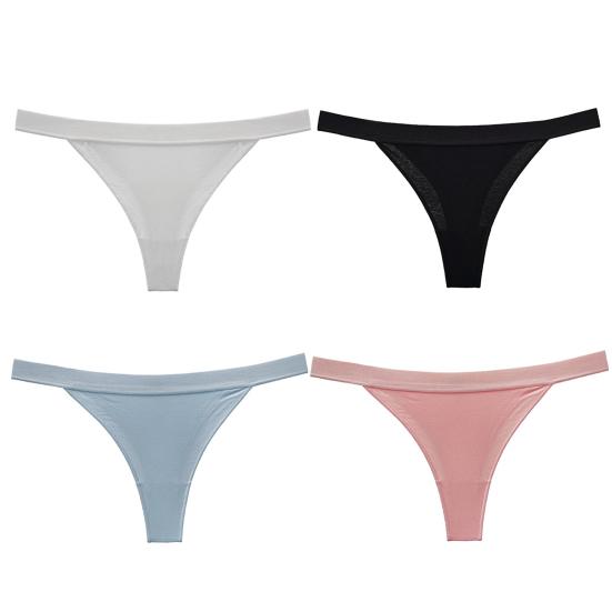 G-String Underwear Breathable Inside Wear Fine Touch Ultra-thin Close Fit Underpants Panties for Women
