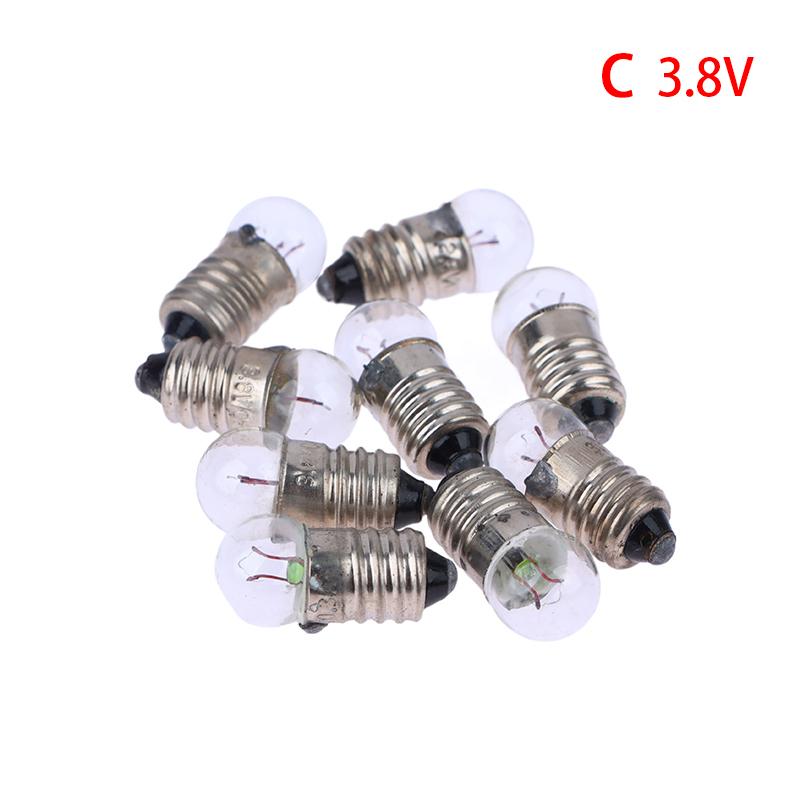 10 шт. миниатюрные круглые 1,5 В 2,5 В 3,8 В маленькие световые пушки для студенческих экспериментов маленькие лампочки фонарик лампочка бусины