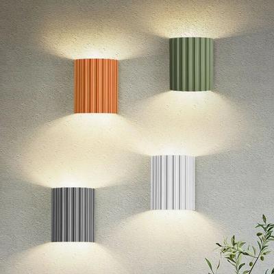 Современный настенный светильник LED Macaron Resin G9 бра для гостиной спальни прикроватного прохода прихожей простой внутренний домашний декоративный светильник
