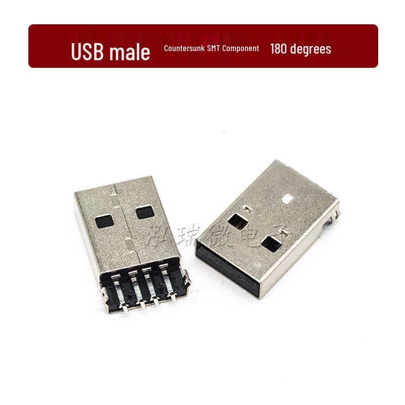 USB-разъем Female-Male Type-C, Type-A/B SMD с прямыми/изогнутыми контактами