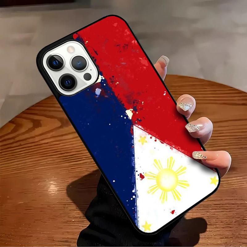 Philippines Flag Phone Case For iPhone 17 Air 16 15 14 13 12 11 Pro Max Max Plus Bumper Case Cover