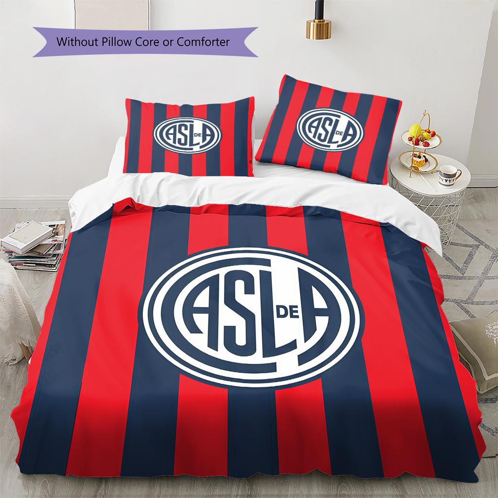 San Lorenzo de Almagro Pattern Bedding Quilt Set Home Decoration Gift (1 * duvet cover + 2 * pillowcase without core)