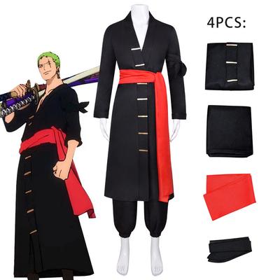 Костюм для косплея Zoro Juro Хэллоуин Ролевая игра One Piece Король пиратов Костюм для косплея Аниме Костюм Взрослый размер