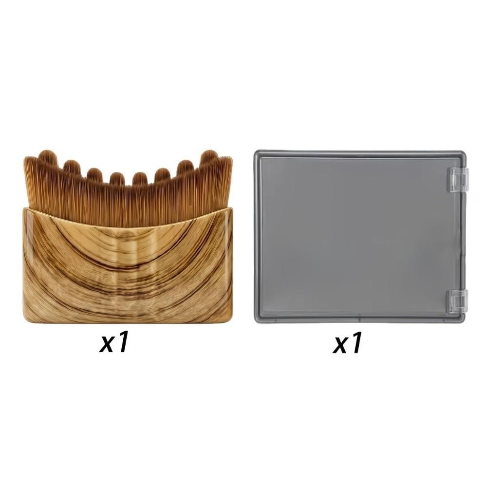 With Storage Box Lymphatic Contour Face Brush Square Shape Contour Face Brush Skincare Treatment