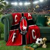 Charlton FC Crest Throws Blanket Flannel Blankets Plush for Couch Bed Gifts for Men Women Travel picnic blanket Christmas fan gifts