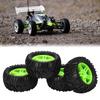 4pcs 82MM Front Rear Rubber Tires and 5 Spoke Wheel Rims Set for   144001 1Celsius14 RC Off Road Car
