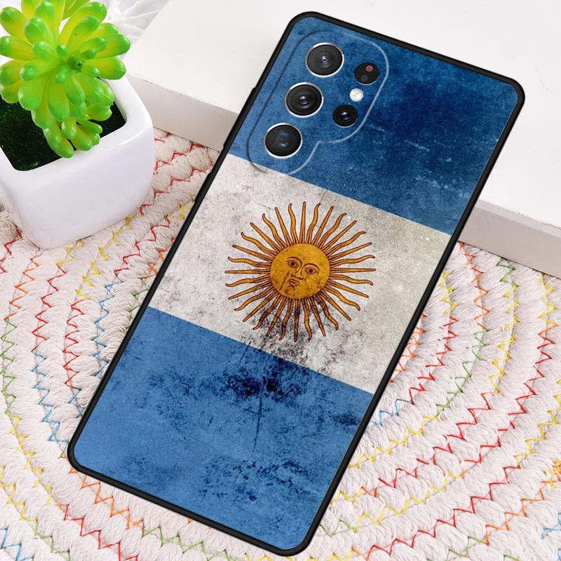 Мягкий чехол для телефона с флагом Аргентины для Samsung Galaxy note 10 pro S26 Ultra S23 S24 FE S25 S21 S22 PLUS ударопрочный чехол