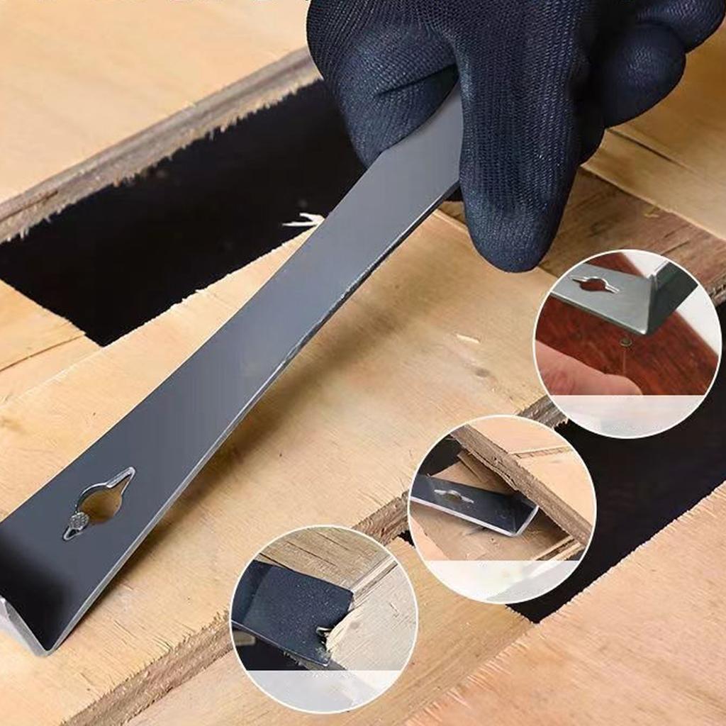 2 шт. прочных монтировок из нержавеющей стали для вытаскивания гвоздей для деревообработки, ремонта автомобилей и разборки домашней мебели