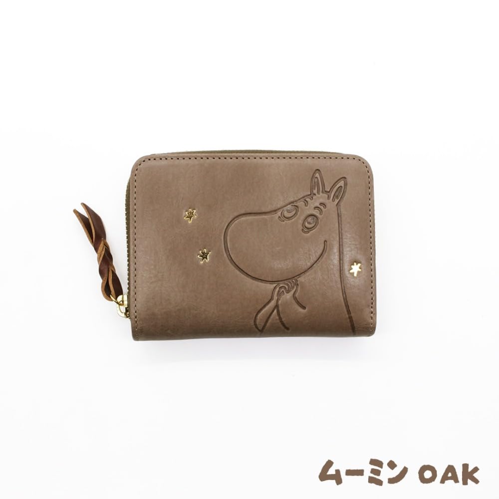 Кошелек Moomin Bifold Wallet 2 Wallet из натуральной коровьей кожи STANDARD [Moomin] [Официальный] № 82012