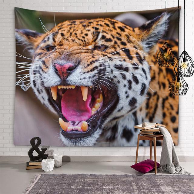 Tiger Lion Tapestry Kids Room Decoration Animal Wall Art Decoration Tapestry Living Room Bedroom Dorm Room Home Decor