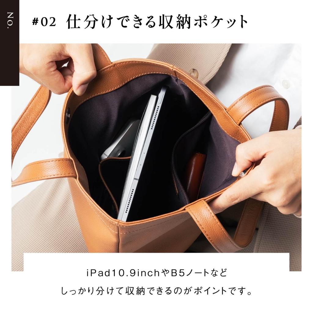 Mini Tote Genuine Large Navy [Mura] Bag, Leather, Capacity, Lightweight,