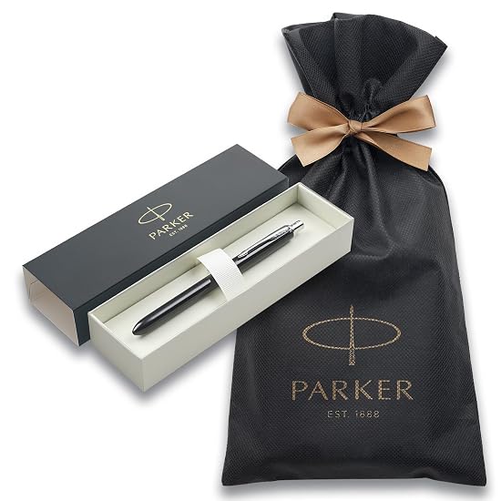 PARKER Sonnet Original Lacquer Black GT 3-in-1 Multifunction Pen, 2-Color Ballpoint (Red/Black) & Me