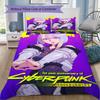 Cyberpunk EDCG Pattern Bedding,Quilt Set Quilt Cover Pillowcase Home Birthday Gift (1*duvet Cover+2*pillowcase,without core)SSJT0917464