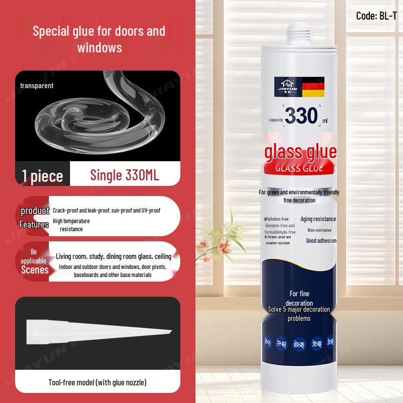 Черный водостойкий силиконовый герметик для окон и дверей для заделки швов, противоплесневый клей для стекла