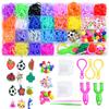 Colored Rubber Loom Band Set Candy Bracelet Filling Making Kit DIY Handmade Toys Girls Craft Tools Creation Weave Christmas Gift