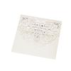 20Pcs Pearl Paper Cut Wedding Invitation Cards Greeting Card Kits Event Party Supplies with Blank Inner Sheet