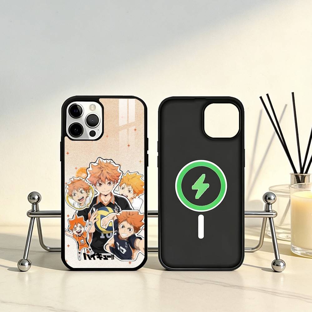 E-Epic Volleyball Haikyuu Phone Case For iPhone17,16,15,14,13,12,11 Plus,Pro Max Magnetic For Magsafe Wireless Charging