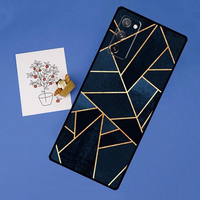 Luxury Gold Foil Art Phone Case For Samsung Galaxy S25 Ultra S9 S10 S20 S21 S22 Plus S23 Ultra S24 FE Back Cover