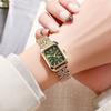 Brand Stainless Steel Strap Watch Women Luxury Gift Quartz Wristwatch Student Fashion Simple Square Quartz Watches