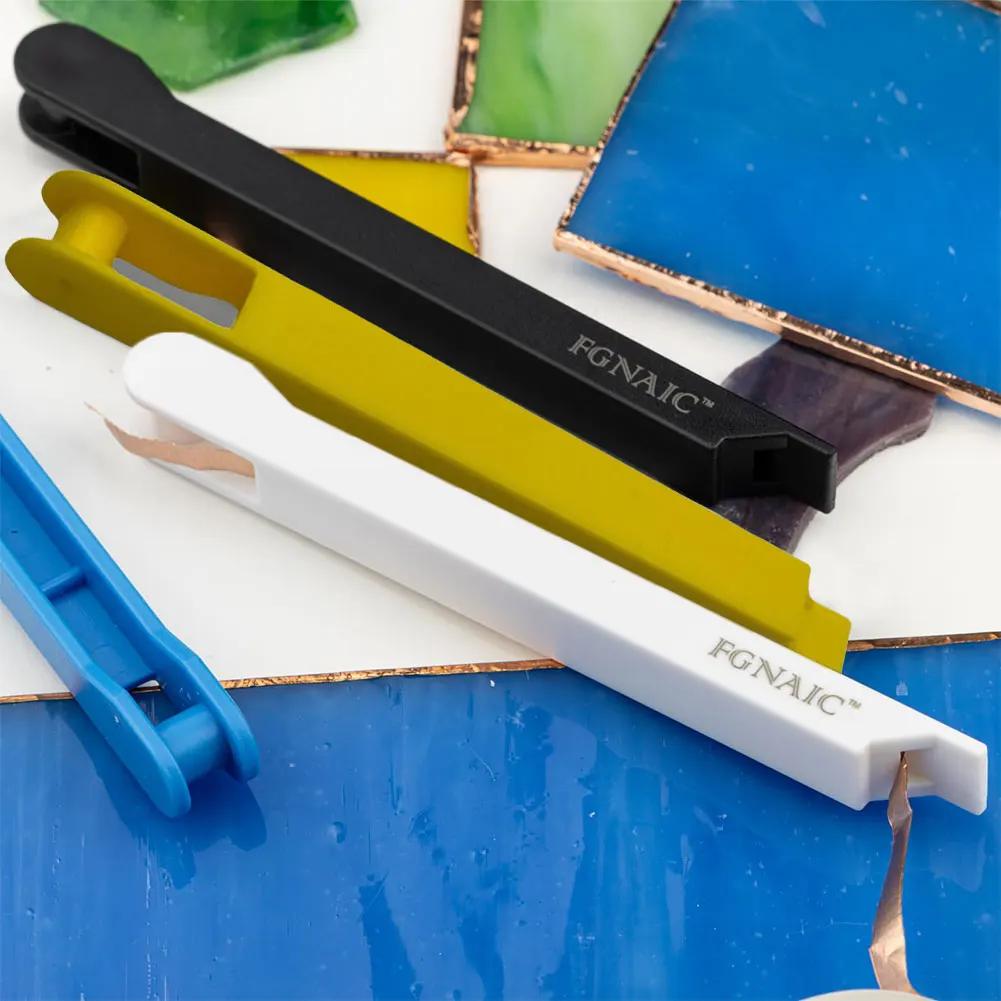 Витражный медный ручной фойлер Легкий ручной инструмент для фольгирования Инструмент для обертывания медной фольгой для фольгированной ленты 1/4 дюйма 7/32 дюйма