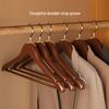 Solid Wood Anti-Slip Clothes Hangers