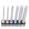 Takagi EARTH MAN Hex Bit Long for Electric Screwdrivers and Impact Drivers Set, 6-Piece Type,