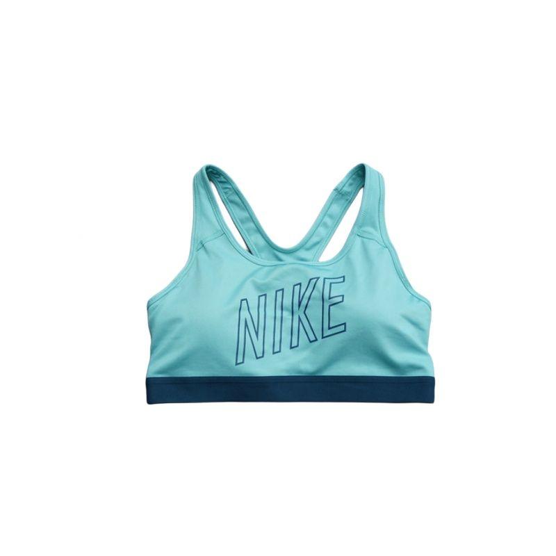 Nike Буква Повседневный Минималистичный Средняя Поддержка Йога Спортивный Бюстгальтер Женский Спортивный Бюстгальтер 836419-390