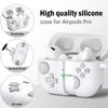 For Apple Airpods 4 Case 3D Gamepad Earphone Case 2024 New Keychain For Air Silicone Wi U9F9