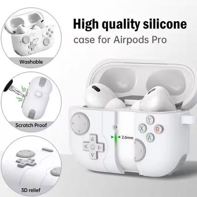 Для Apple Airpods 4 чехол 3D Gamepad наушники с Pods 4 2024 силиконовый мягкий новый чехол Fo J6M7