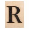 Decorative Object - RAYHER - R - 14.9 X 10.5 Cm - Black - Solid Wood