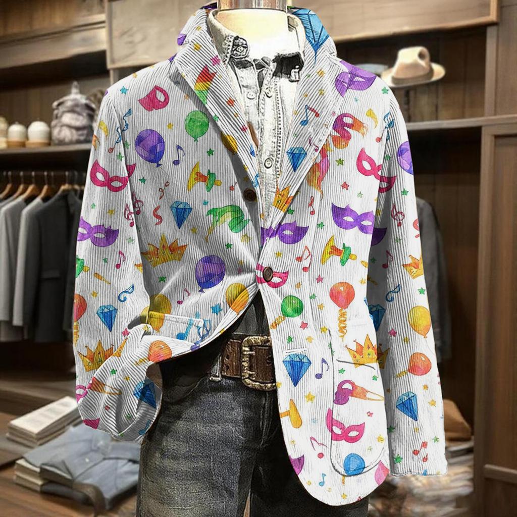Мужская куртка в стиле business casual из вельвета