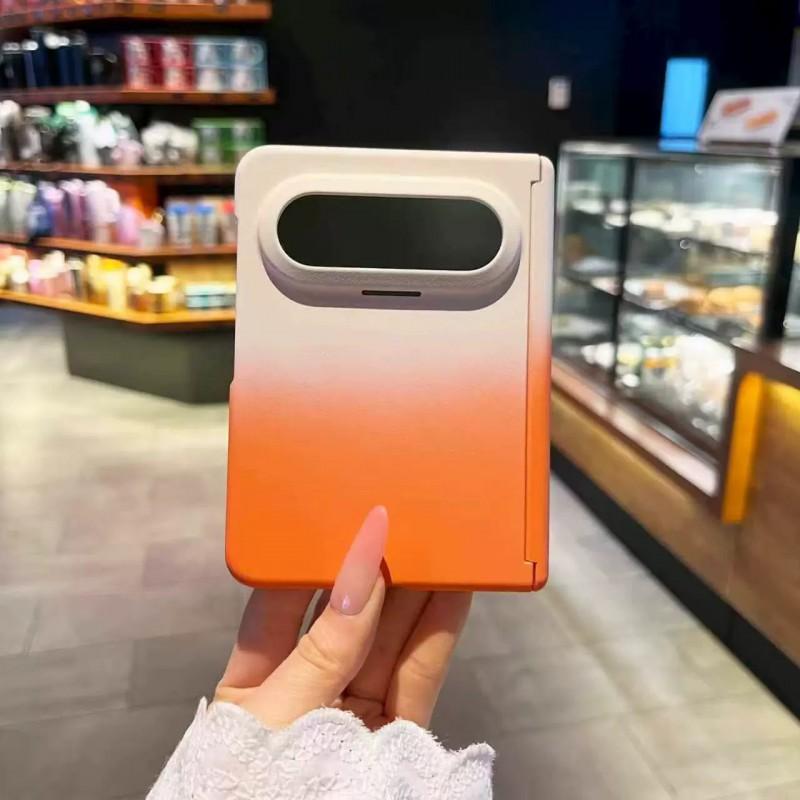 Gradient TPU Phone Case Pura X Max Foldable With Magnetic Center Hinge Protection Anti-Shock Slim Matte Ins Style