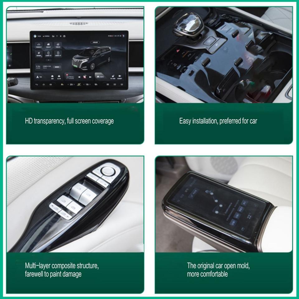 For Alfa Romeo Giulia 2015-2023 TPU Protective film Car GPS Navigation Gear Anti-scratch Screen Film Accessories