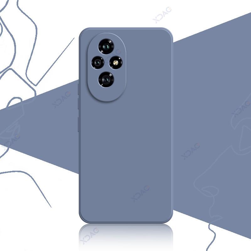 Роскошный мягкий чехол для Honor 200 Pro Honor200 200Pro 5G 360 Edge защитный квадратный жидкий силиконовый чехол для телефона
