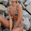 Бикини Женский купальник Купальник Leopard Bikinis Set Купальный костюм Пляжный бикини Женский Бандорес Строгие Капелове Дамский