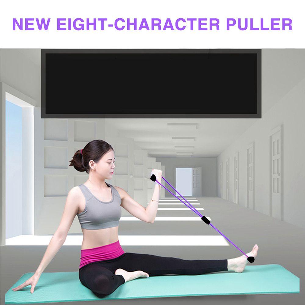 Fitness Fitness Workout Resistance Bands 8 Word Chest Expander Arm Strength Pull Rope Yoga Band