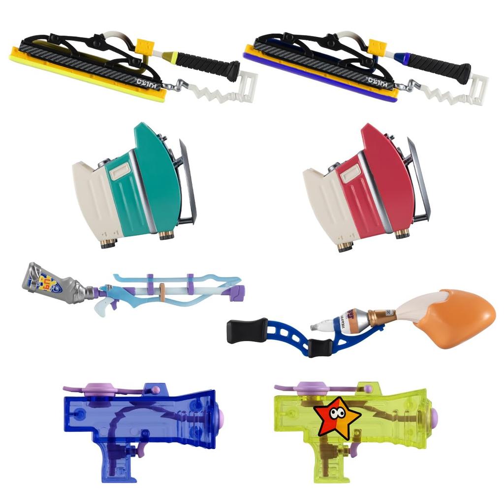 Splatoon 3 Weapon Collection 2 (8 Pieces) Candy Toys/Chewing Gum (Splatoon 3)