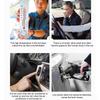 Portable Fan For Car Backseat Car Seat Cooling Fan Powerful Air Cooler With Suction Cup Vehicle Accessories 3 Speeds USB