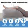 1pc Inflatable Leg Pillow Wedge Pillow Knee Relax and Relieve Fatigue Travel Mat Flocking Portable Mat