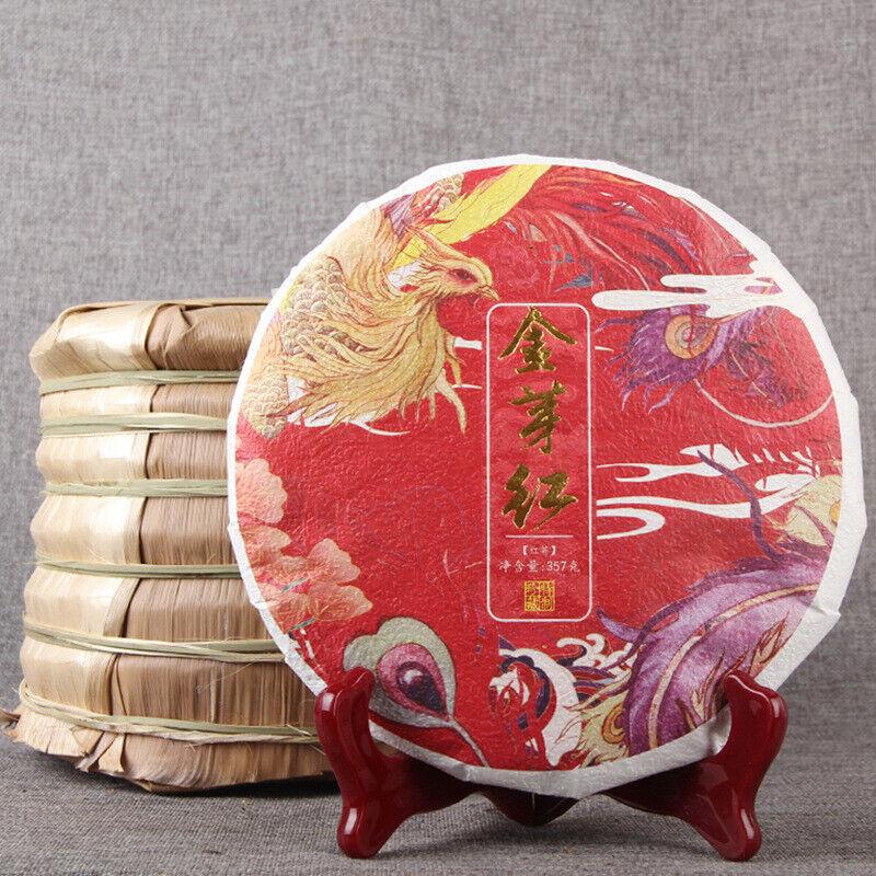 Чай Юньнань Дяньхун черный с медом, ароматными золотыми бутонами Чай Дянь Хун Кейк 357г