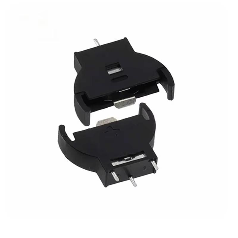 10/20 шт. Держатель батарейки CR2032 Держатель для монетных элементов Кнопочный разъем Корпус 3 контакта Пайка Монтаж Батарейные отсеки Вертикальный Прямой Кнопка