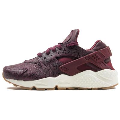Женские беговые кроссовки Wmns Air Huarache Run Premium Night Maroon Sail 683818-600