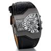 Sports Watch Leather Belt Leather Band Japanese Quartz Dual Time Waterproof Fashion Wristwatch Watch Accessories Men's Men's