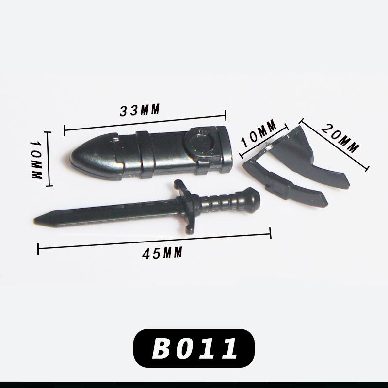 Минифигурка средневекового рыцаря: Фонтан, Рапира, Совместимый с кубиками LEGO