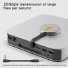 Многоразовый короткий кабель USB C — USB C 60 Вт Power Delivery Маленький двойной USB C с изгибом Магнитные крепления для использования